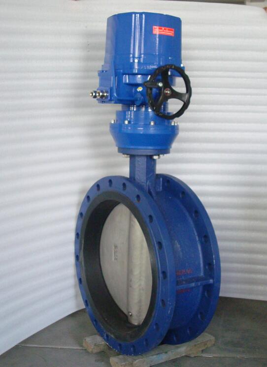 防爆電動法蘭軟密封蝶閥